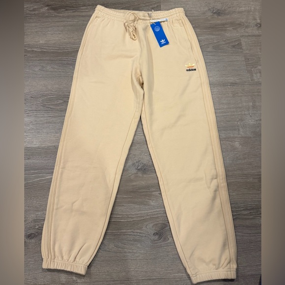 Adidas Beige Jogger Pants - Picture 4 of 10